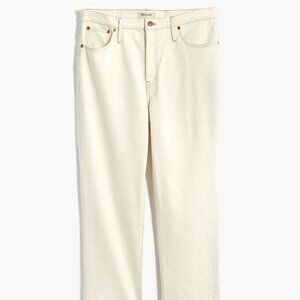 Madewell Petite Slim Demi-Boot Jeans in Cloud Lining P26